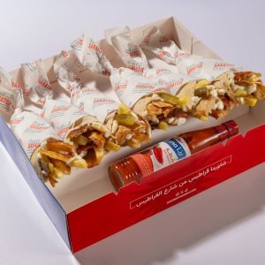 6 Shawarma with 1 Shata Box